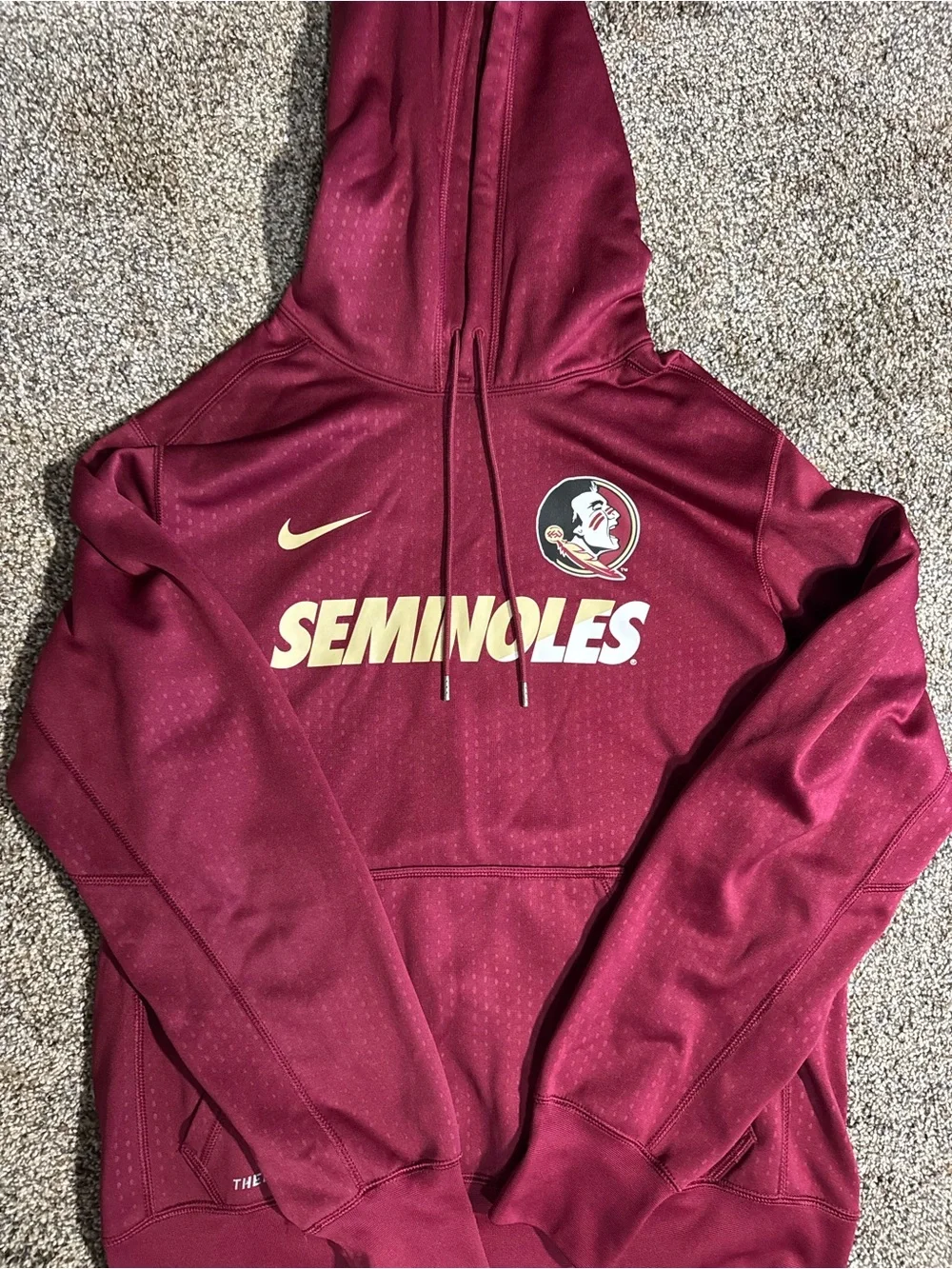 Nike Maroon Seminoles Pullover Hoodie M